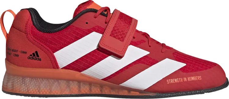 Adidas Adipower Weightlifting 3 'Vivid Red White' sneakers, red