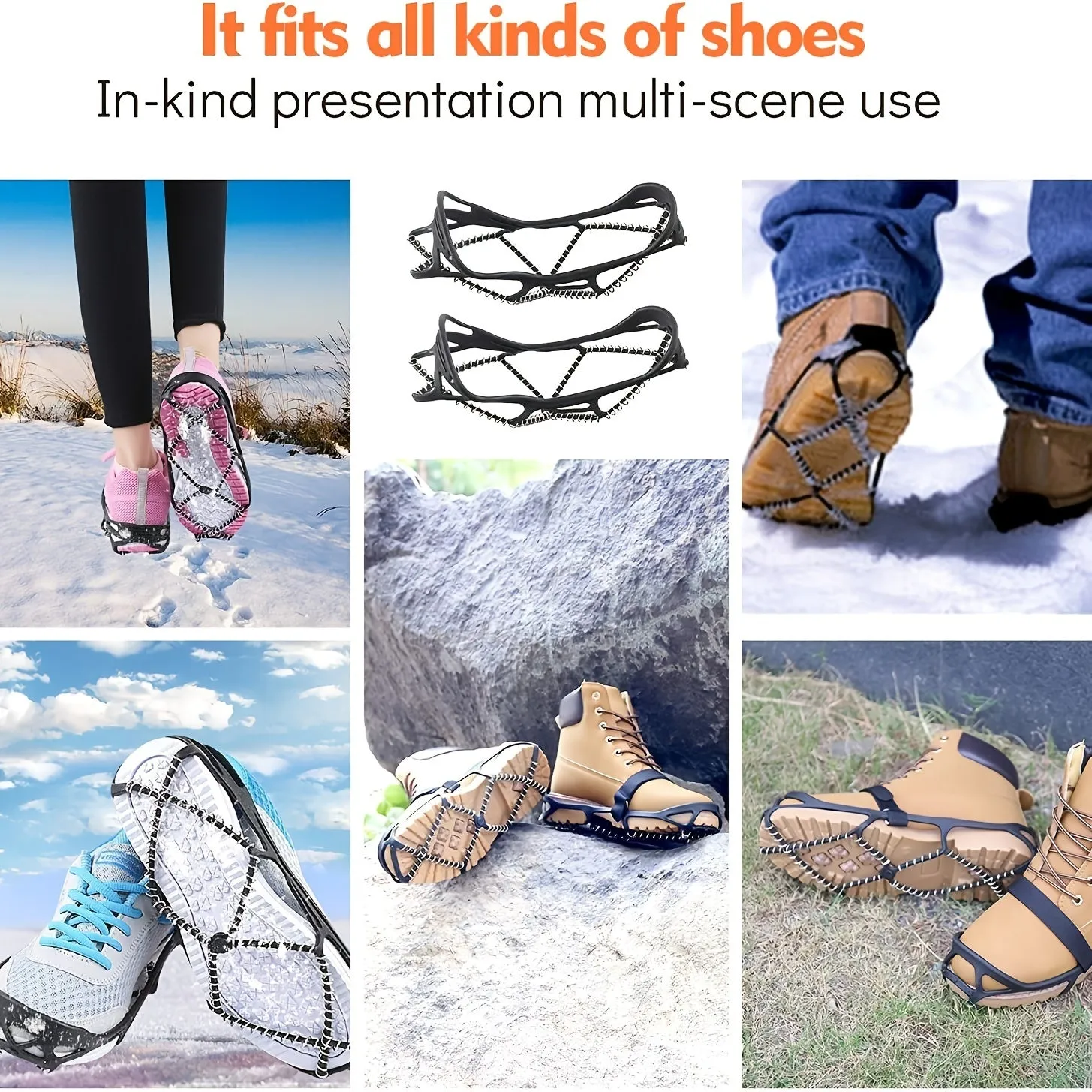 AntiSkid Shoe Covers for Outdoor Climbing and Hiking