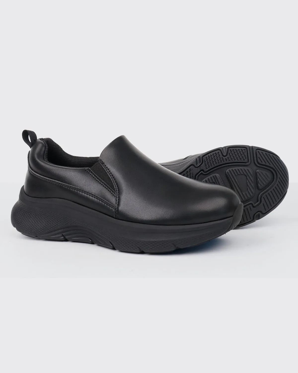 Arch Support Nurse Shoes-Gloffy Black