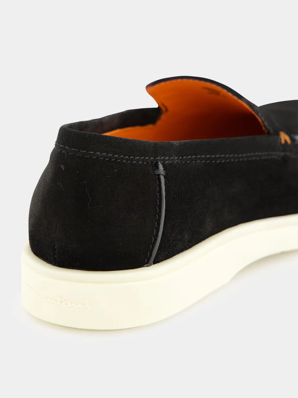 Black Suede Loafers