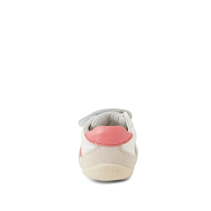 Bobux Step Up SU Champ Sneaker First Walker White Coral