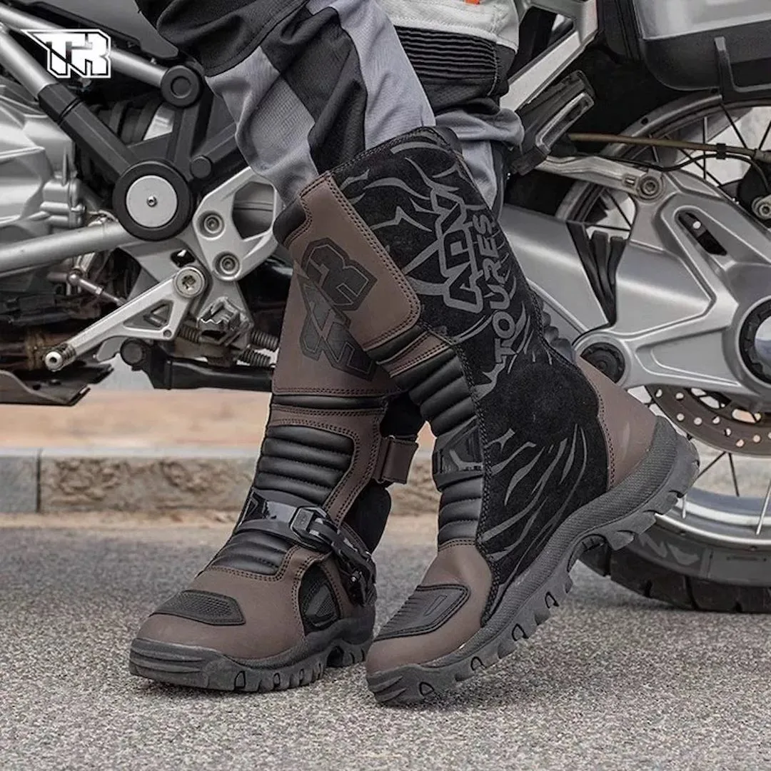 Brown Motocross Boots