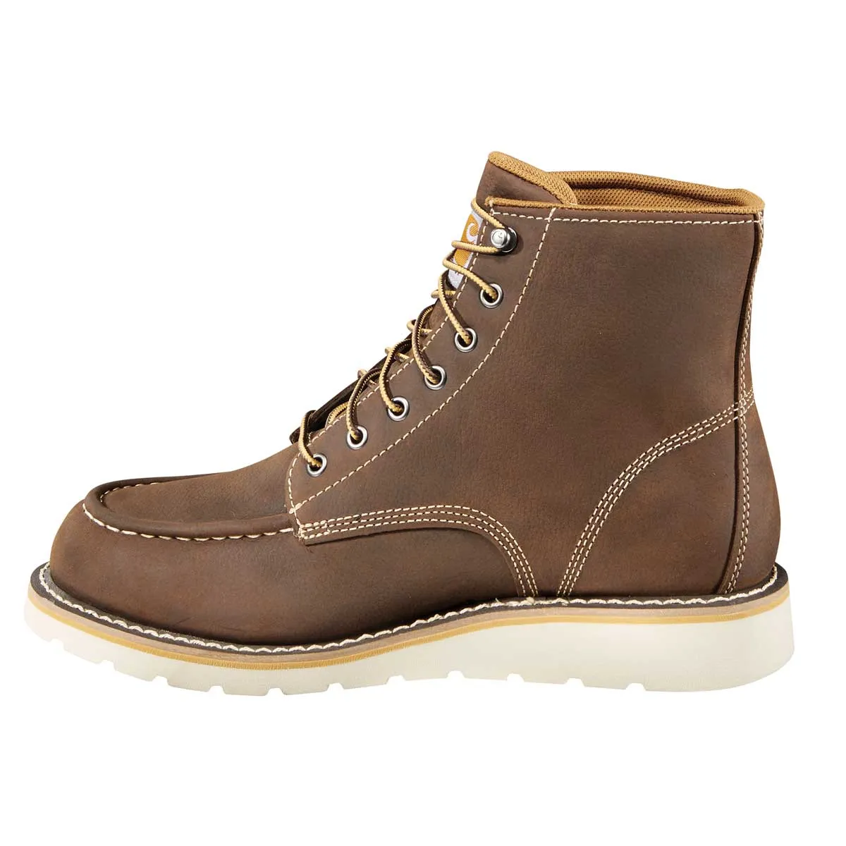 Carhartt Men's 6" Wedge Plain Toe Bison Boot