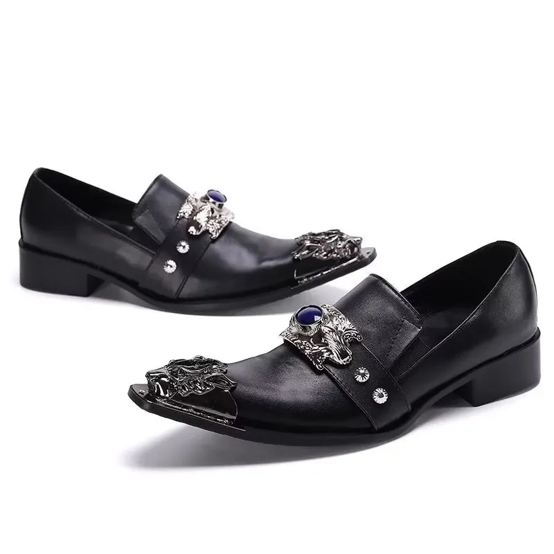 ChicLeather Slip-on Dress Shoes