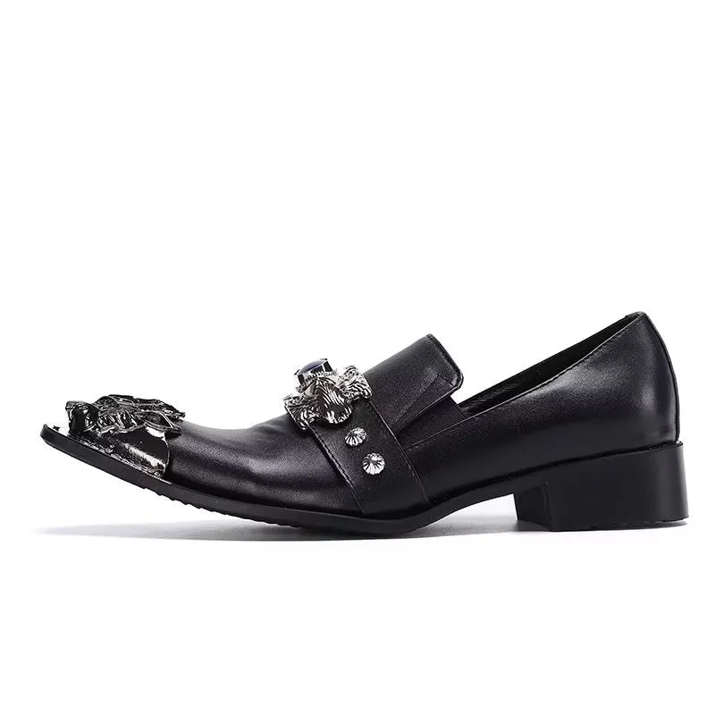 ChicLeather Slip-on Dress Shoes