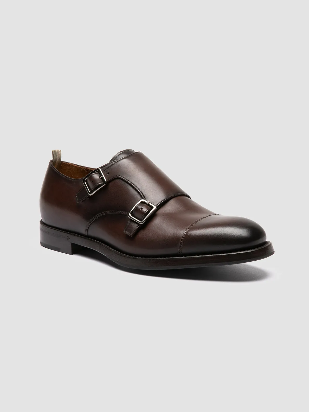 CONSULTANT 004 - Brown Leather Monk Shoes