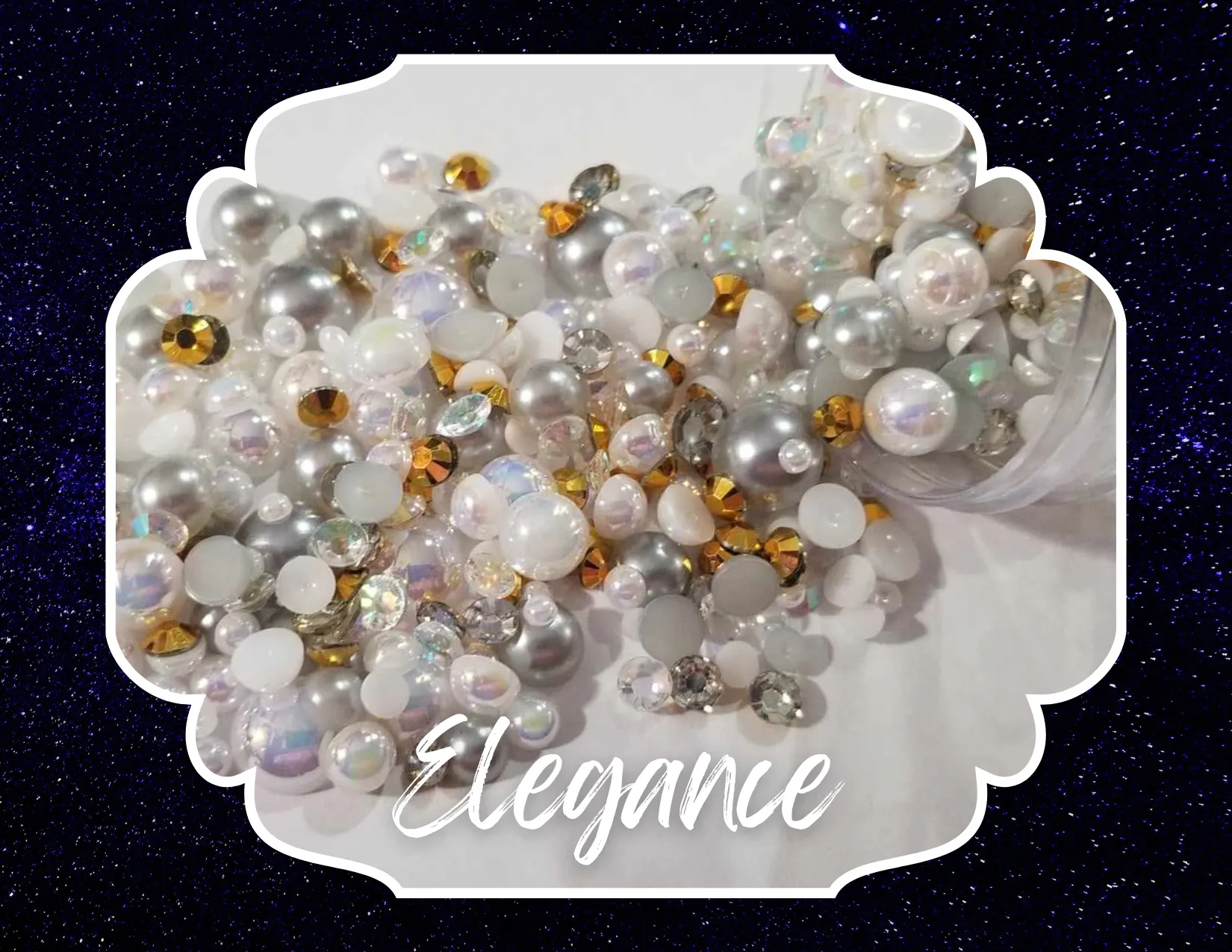 Elegance Pearl Rhinestones