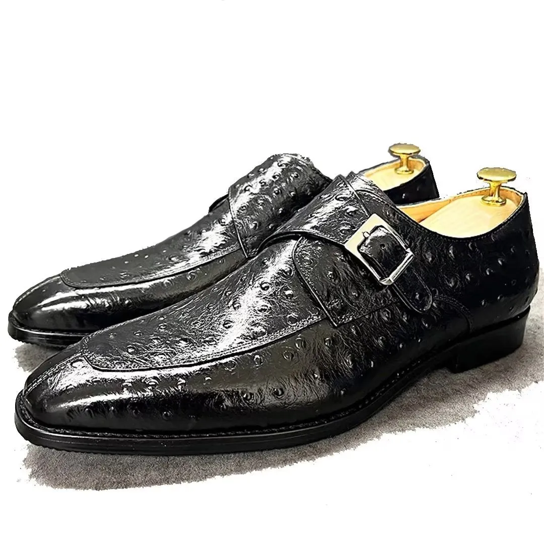 EliteStride Genuine Leather Prestige Pointed-Toe Loafers 1