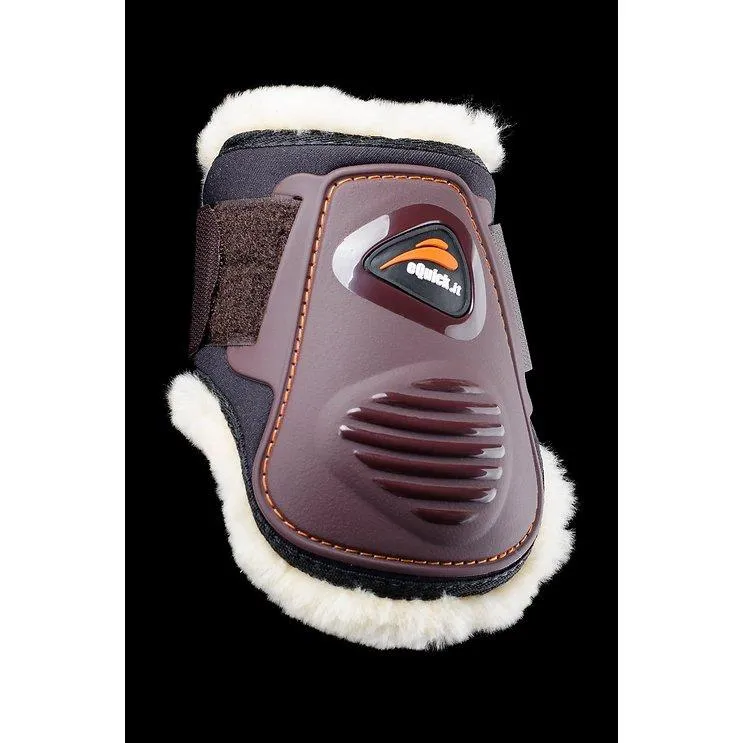 eQuick eLight Fetlock Boots - Horse Rear Leg  - Fluffy Lining