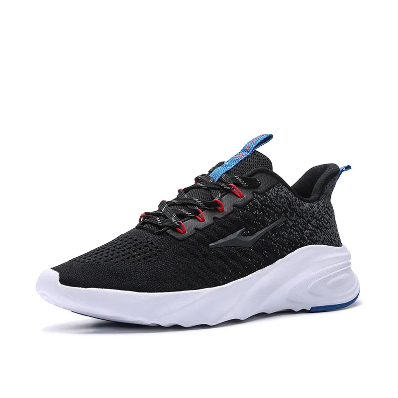 Erke Cushioning Shoes Men Running Black/Red 11120103106-001