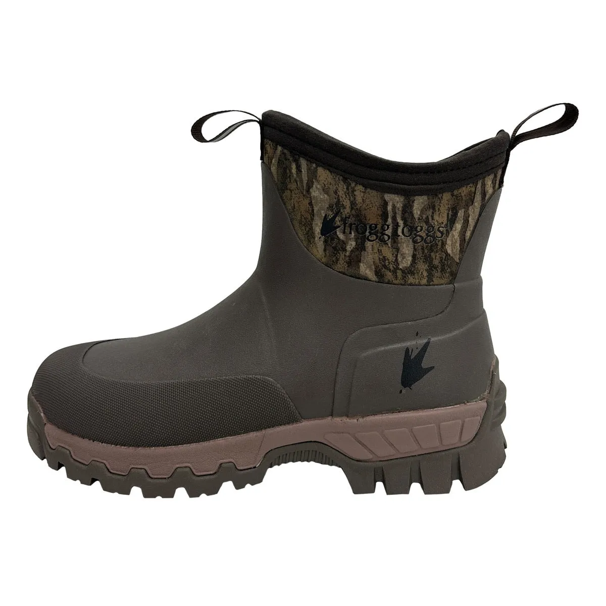 Frogg Toggs Mens Mossy Oak Bottomland Ridge Buster Waterproof Ankle Boot