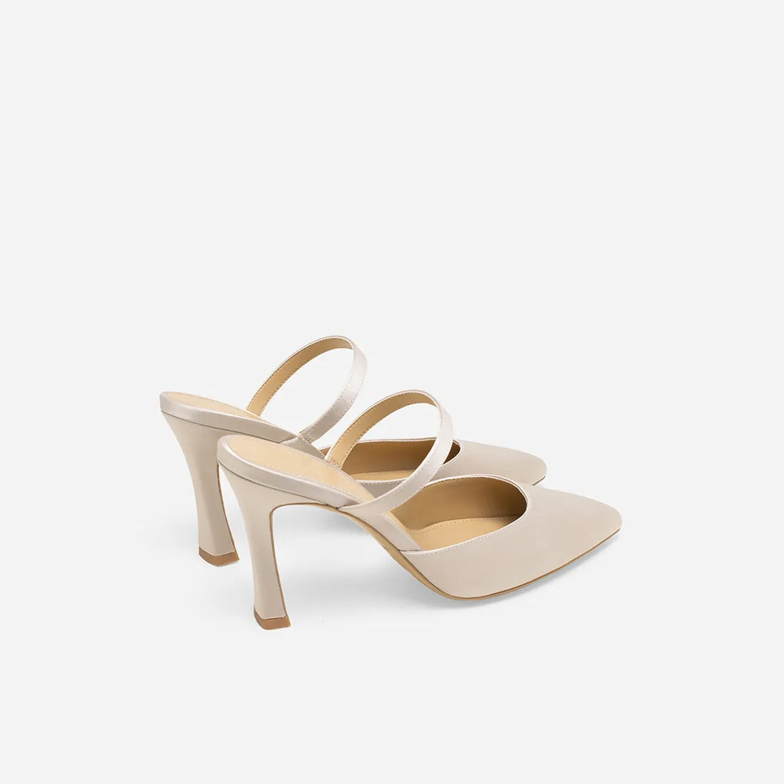 Gaia Satin Mules