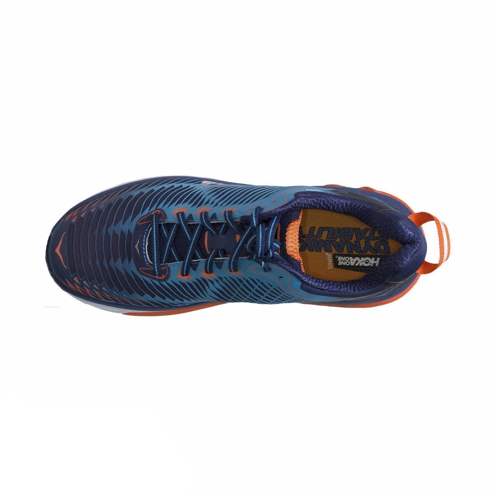 Hoka Arahi Medieval Blue/Red Orange Running Shoes