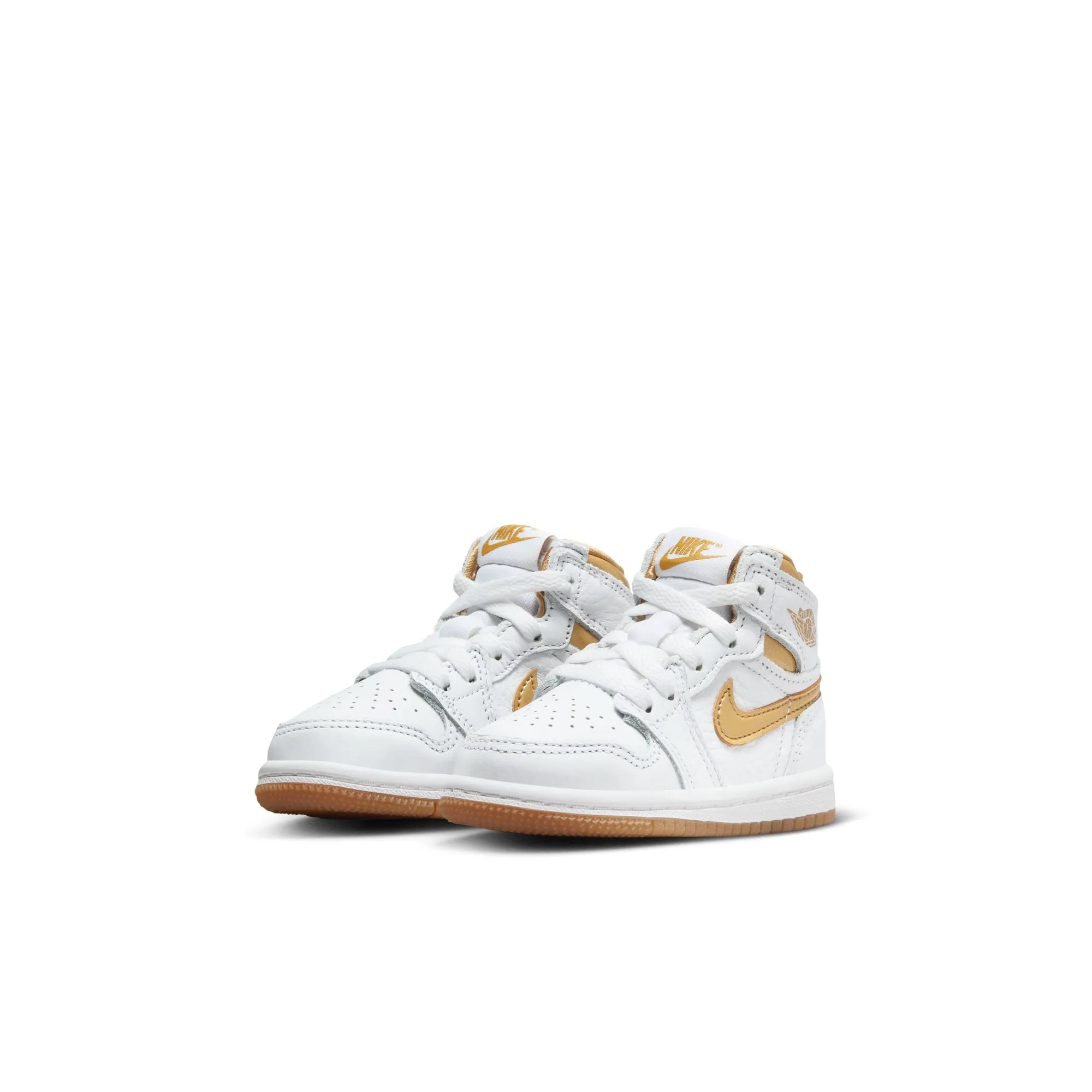 Jordan - Girl - TD Air Jordan 1 Retro High OG - White/Metallic Gold/Light Brown