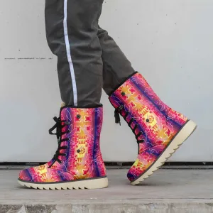 Kaleidoscope Dragonfly Polar Winter Boots