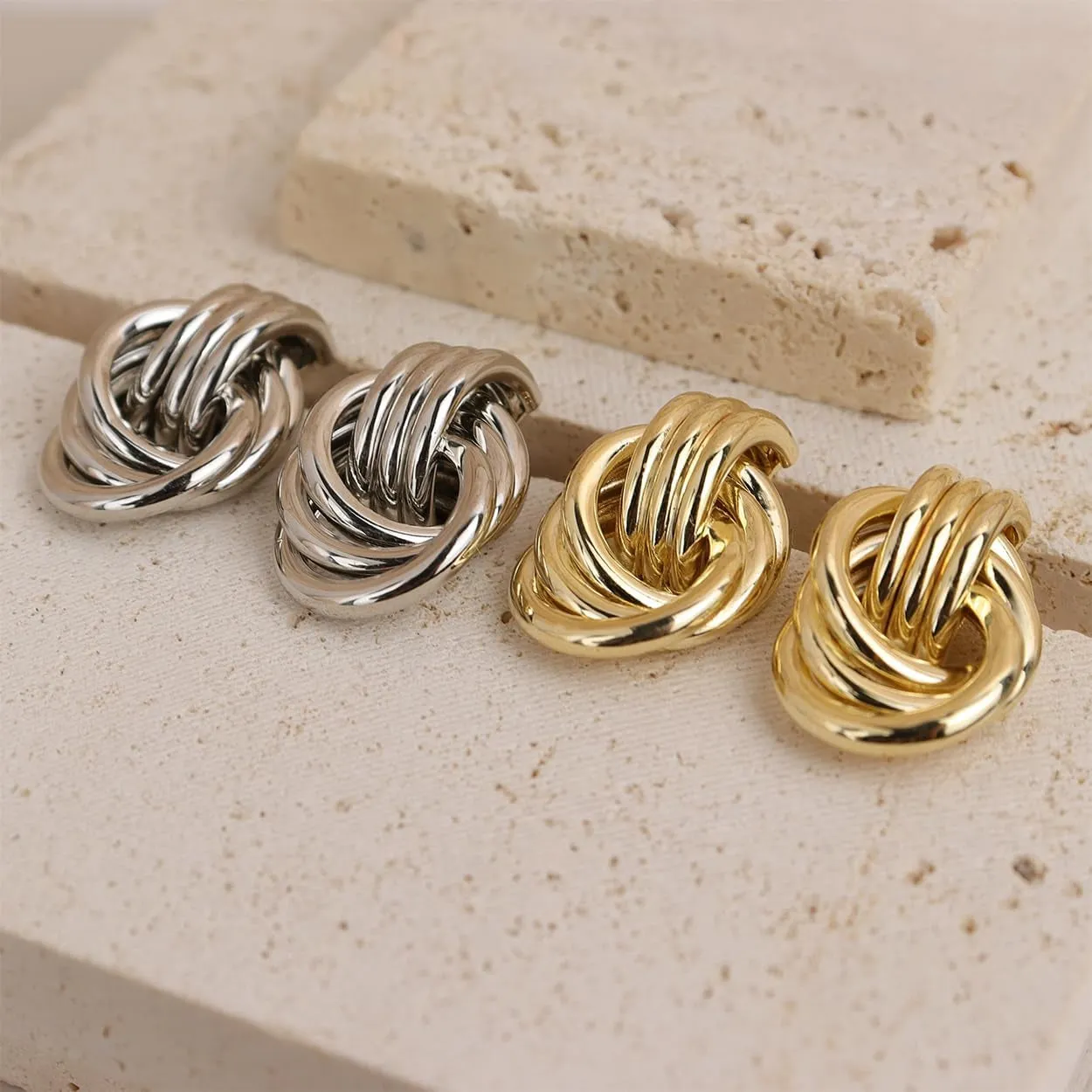 Knot Stud Earrings