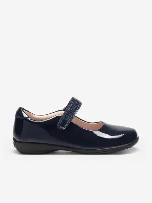 Lelli Kelly Girls Classic Leather Shoes in Navy