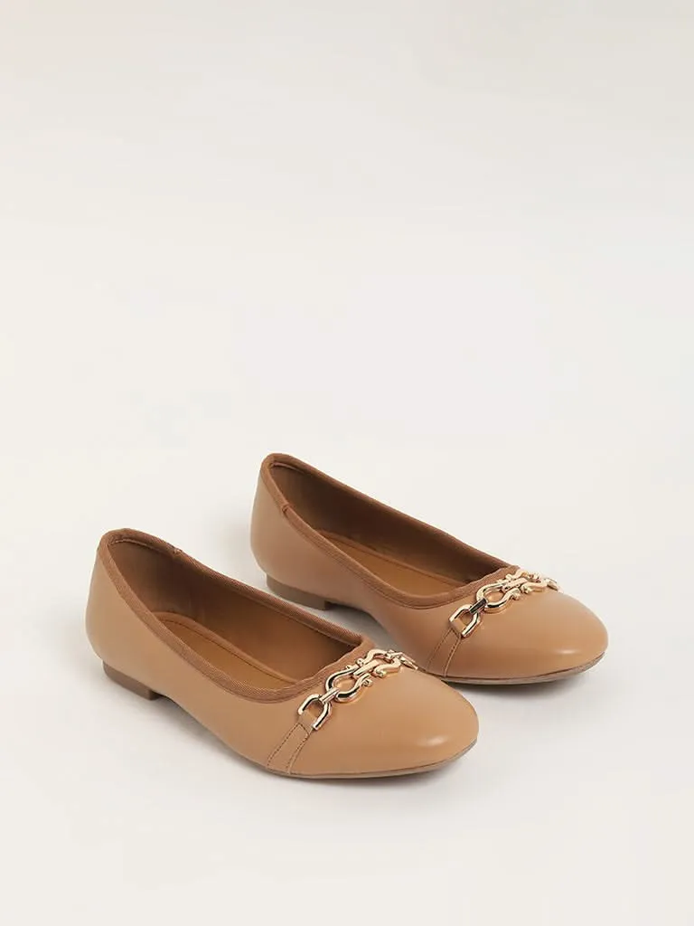 LUNA BLU Brown Ballerina