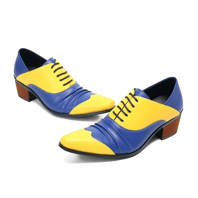 LuxeLeather Slip-On Oxford Dress Shoes