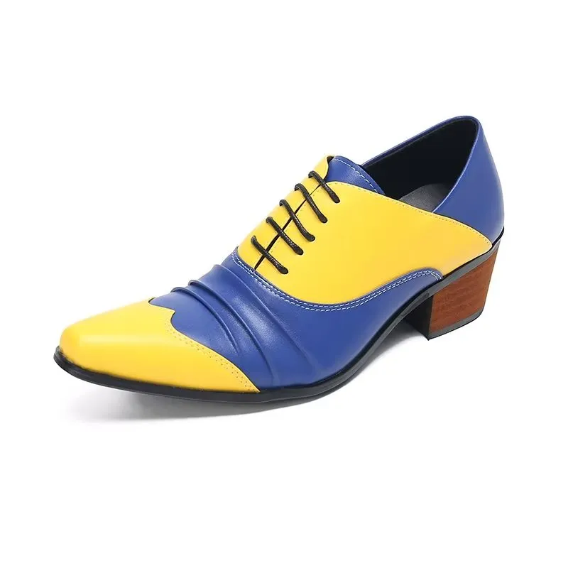 LuxeLeather Slip-On Oxford Dress Shoes