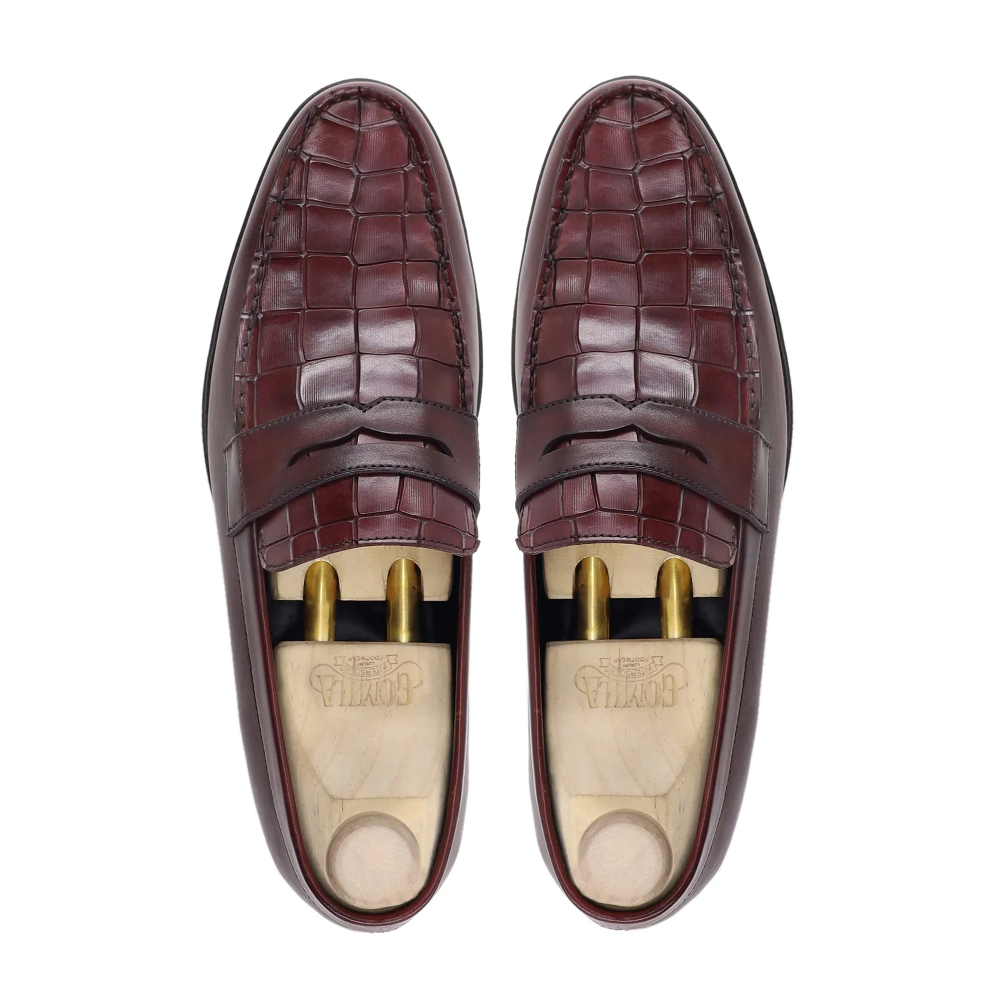 Lyman - Men's Oxblood Calf Leather Loafer