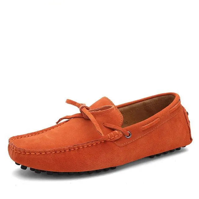 Men Nubuck Loafers Shoes Moccasins