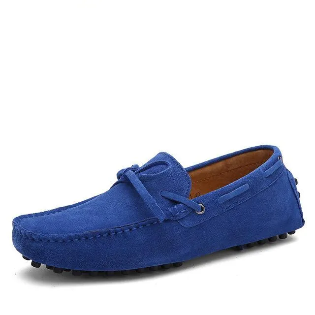 Men Nubuck Loafers Shoes Moccasins