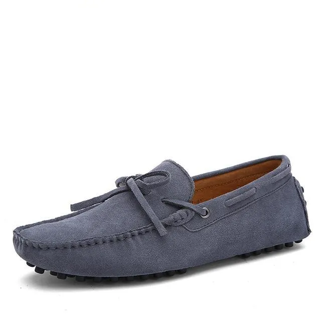 Men Nubuck Loafers Shoes Moccasins