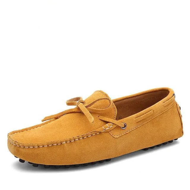 Men Nubuck Loafers Shoes Moccasins