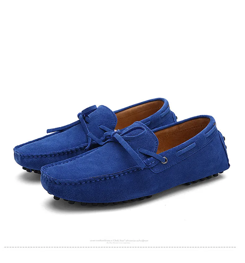 Men Nubuck Loafers Shoes Moccasins