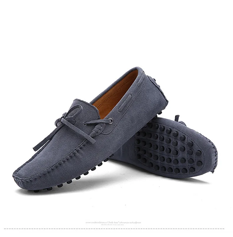 Men Nubuck Loafers Shoes Moccasins