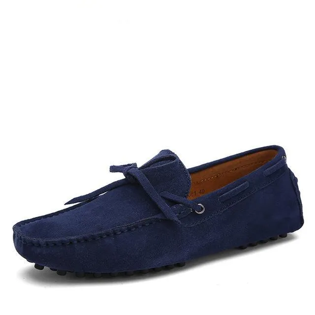 Men Nubuck Loafers Shoes Moccasins