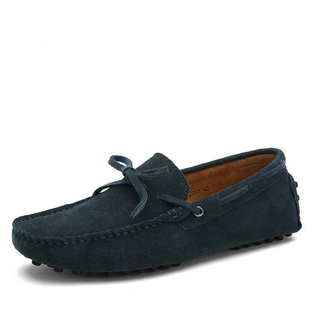 Men Nubuck Loafers Shoes Moccasins