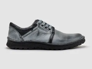 Men's Frosty Leather Shoes - Grey