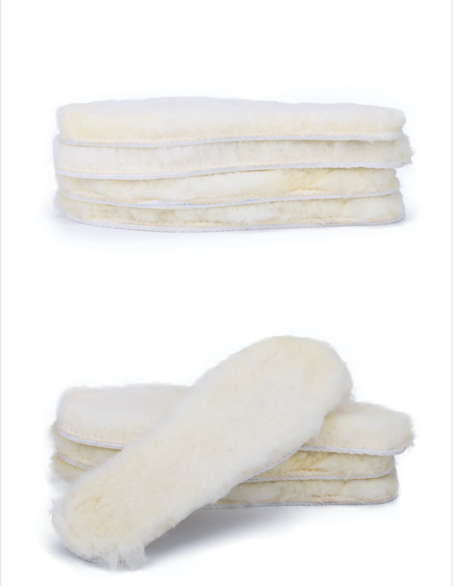 Natural Wool Insoles-100% Real Sheepskin (Women Size: 11)