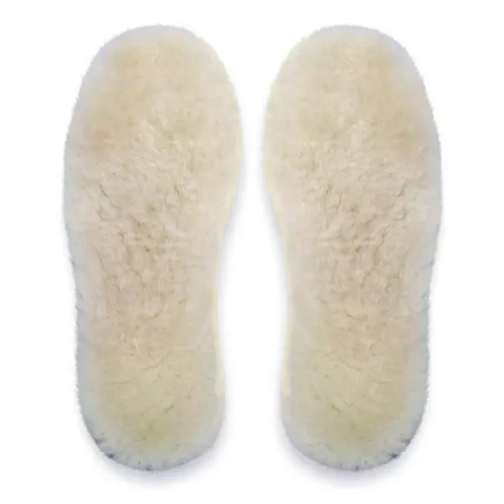 Natural Wool Insoles-100% Real Sheepskin (Women Size: 11)