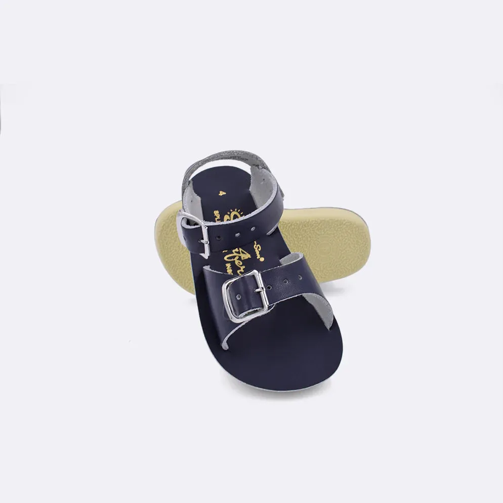 Navy Velcro Sandals