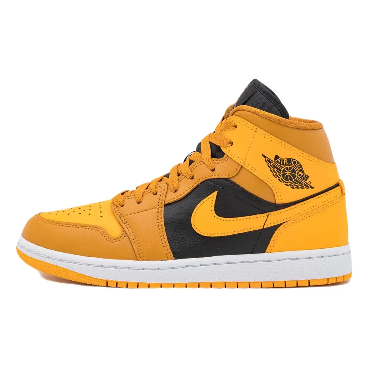 Nike Air Jordan Wmns Air 1 Mid, black/dark yellow