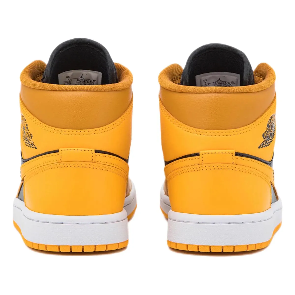 Nike Air Jordan Wmns Air 1 Mid, black/dark yellow