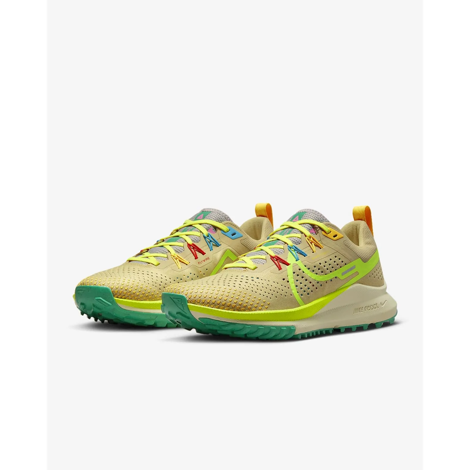 Nike Women's React Pegasus Trail 4 (Team Gold/Baltic Blue/Stadium Green/Volt)