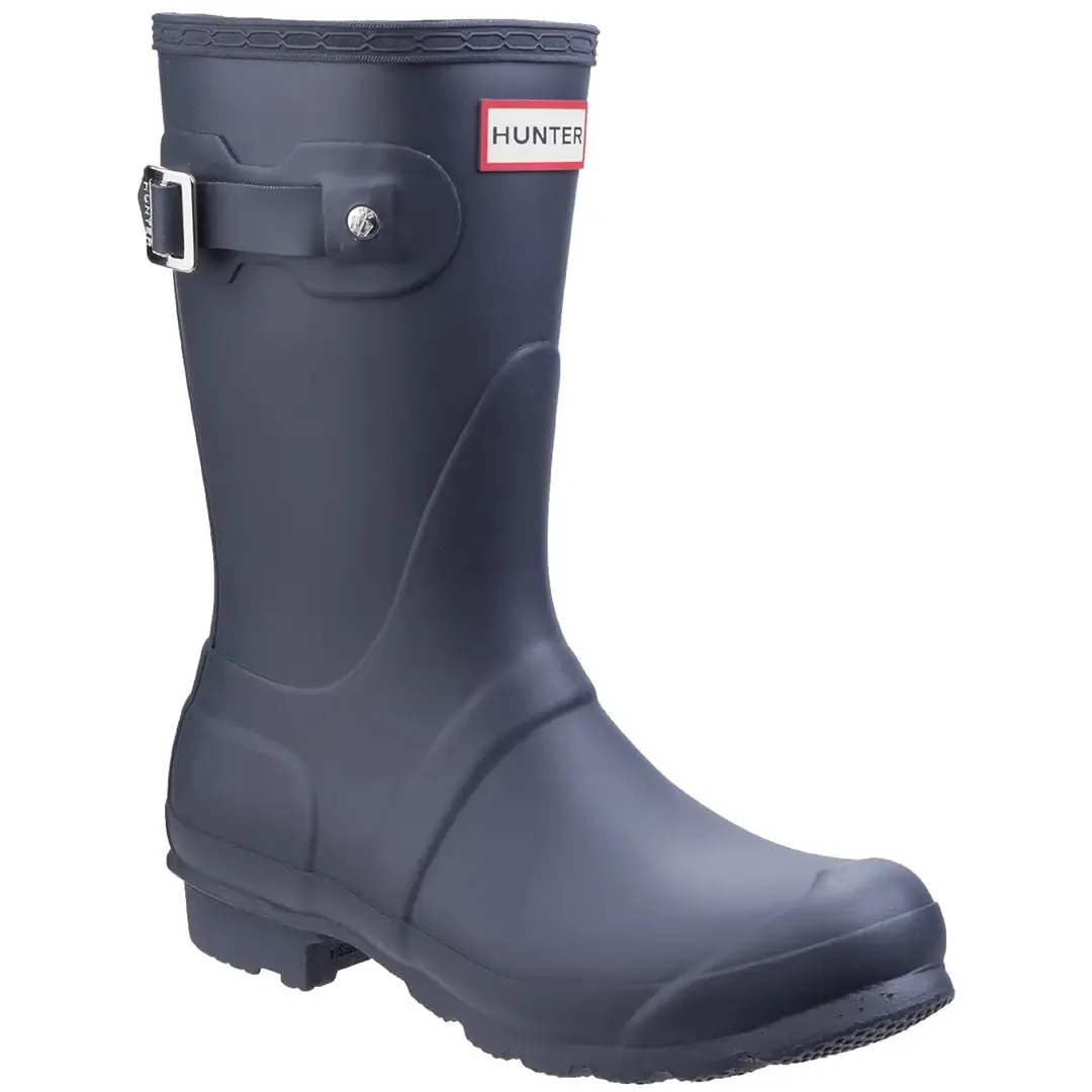 Original Short Wellington Boots Navy by Hunter