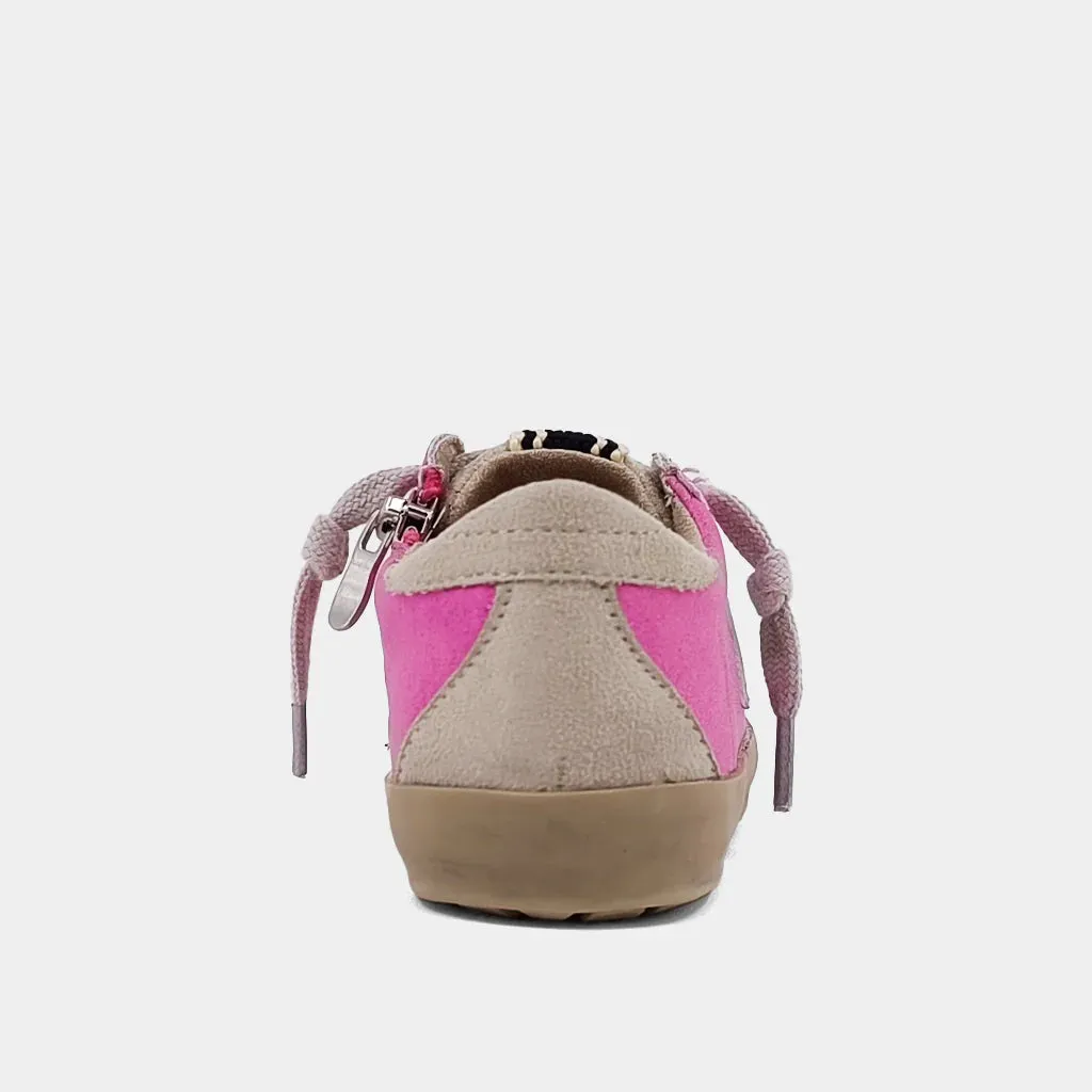 Paula Sneaker - Metallic Fuschia