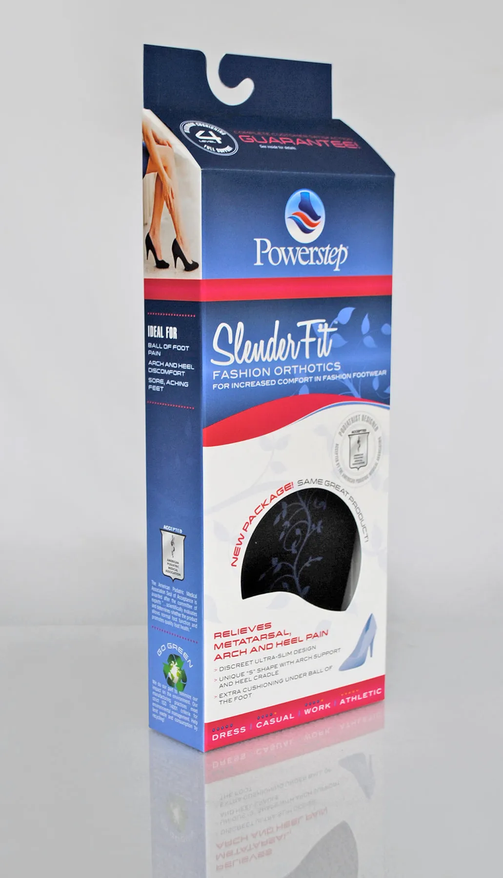 Powerstep Slender Fit Fashion Orthotics