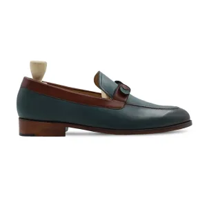 Prehnite - Men's Sea Green Calf Leather Loafer