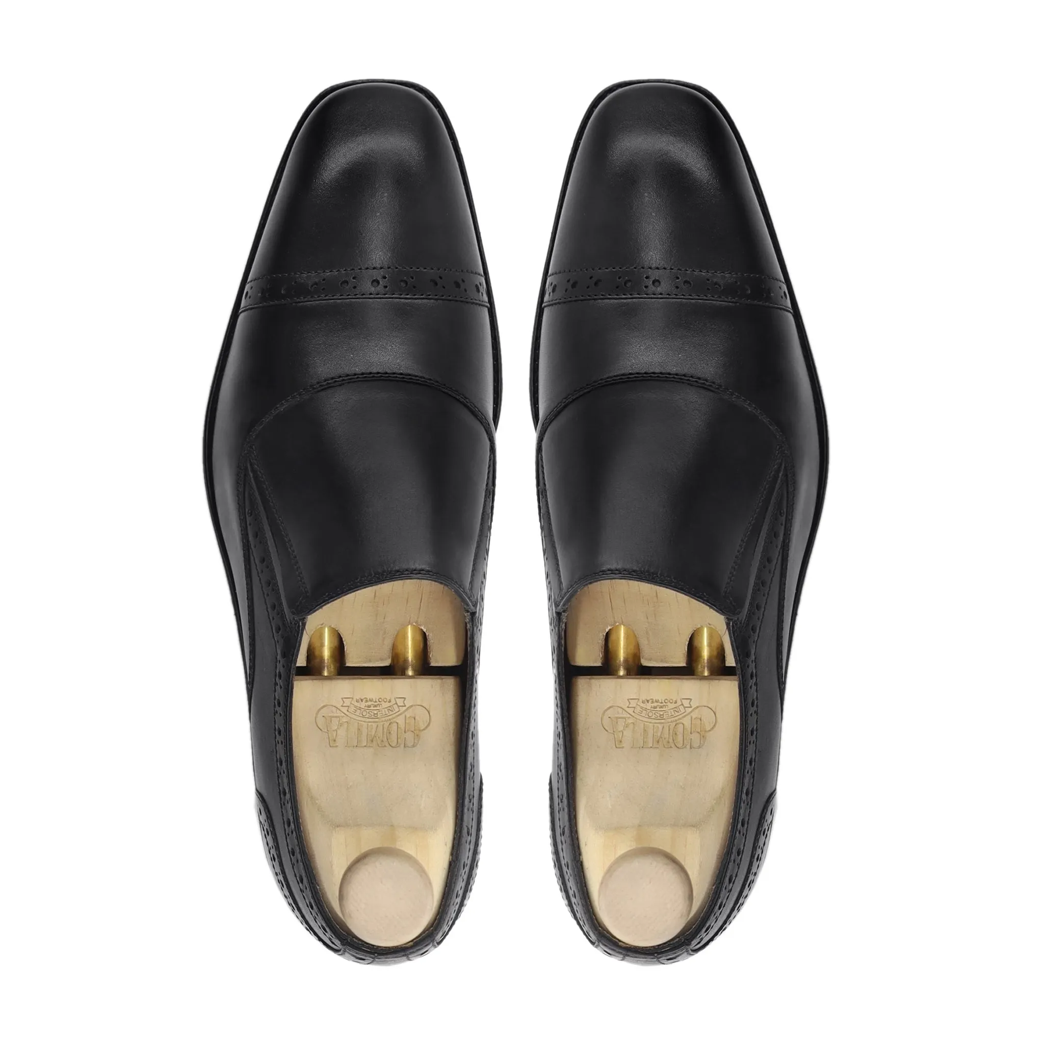 Reyna - Men's Black Calf Leather Loafer