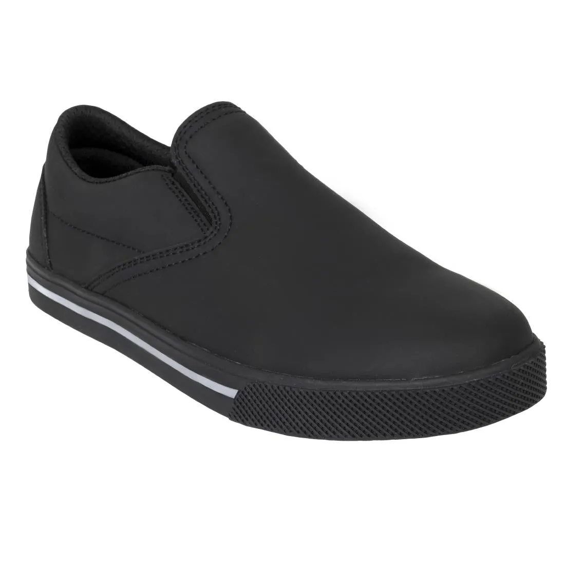 Slipbuster Recycled Microfibre Slip-on Shoe Matte Black 41