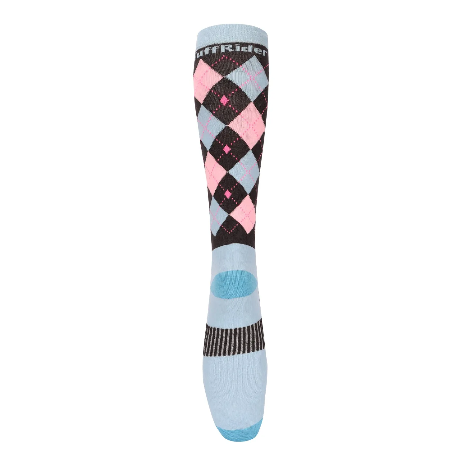 TuffRider NEON VENTILATED ARGYLE SOCKS