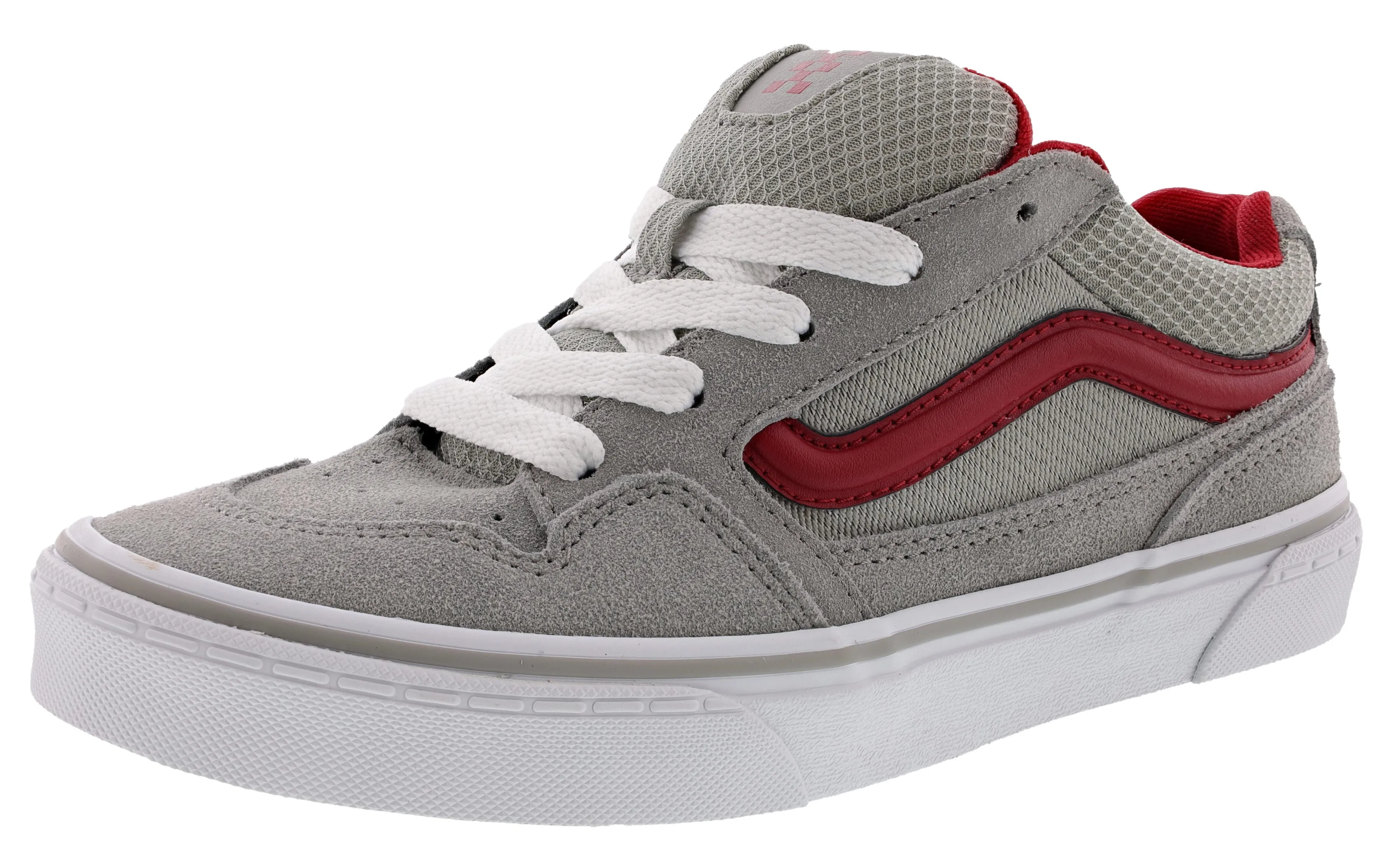 Vans Kid's Caldrone Low Suede and Mesh Sneakers