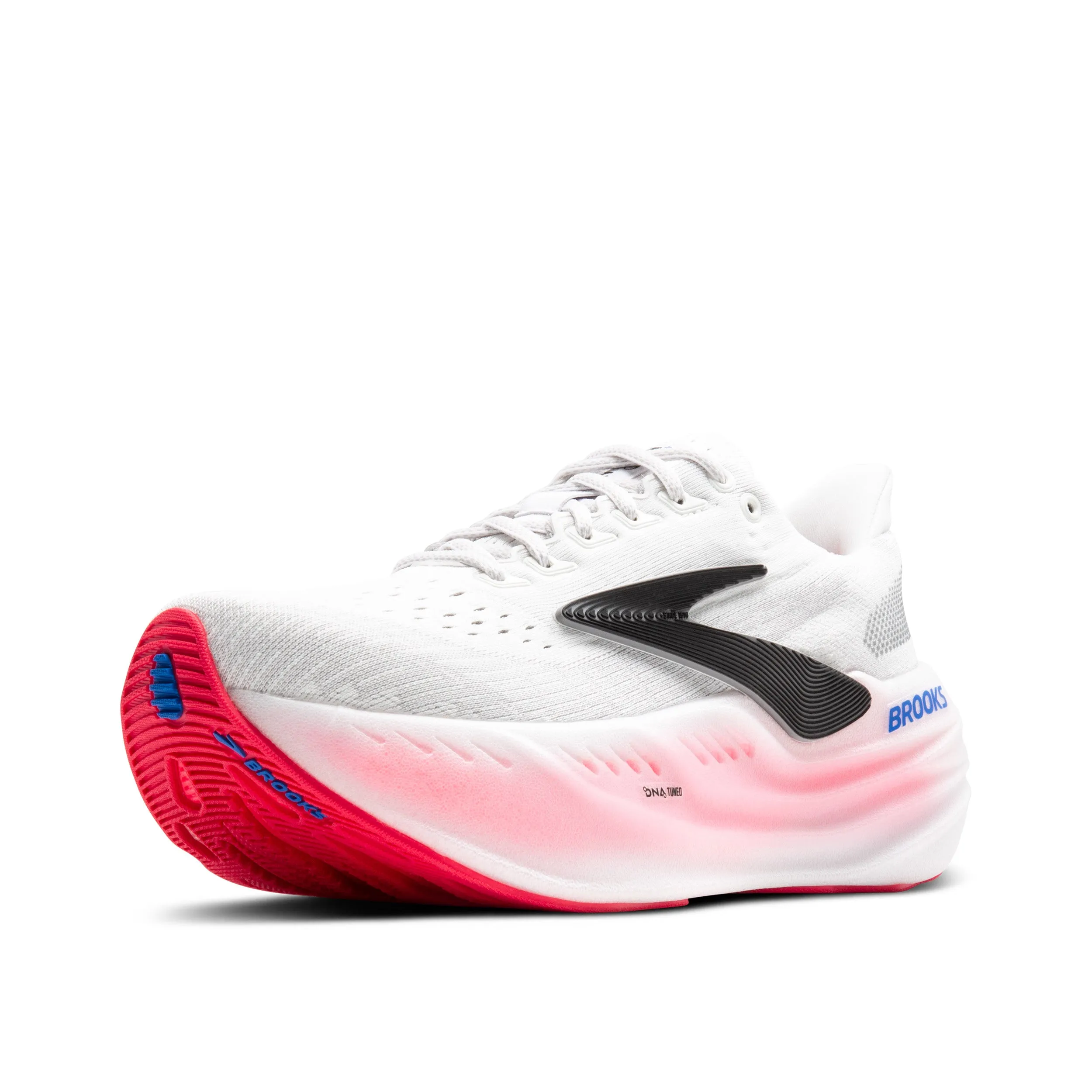 Women's Brooks Glycerin Max Color: White / Black/ Diva Pink