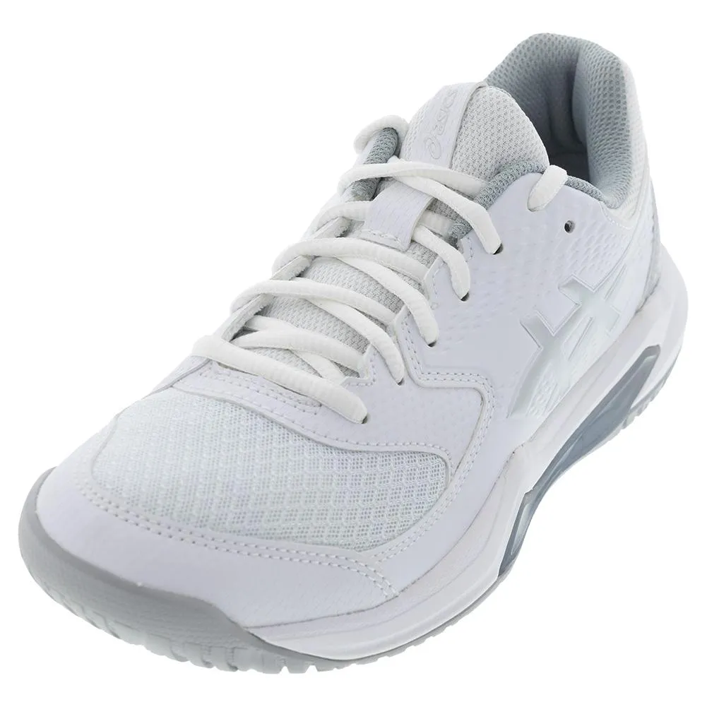 Women's Gel-Dedicate 8 Tennis Shoes White and Pure Silver